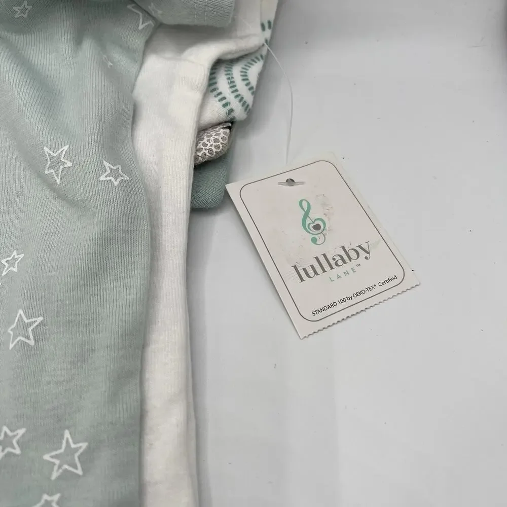 Lullaby Lane 6-9 Months Unisex Boy Girl 5 Piece Bodysuit Set Short Sleeve NWT